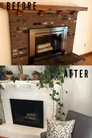 How To Paint Fireplace Brick White 4