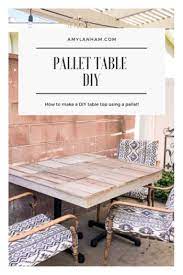 Pallet Table Diy Easy Diy Outdoor