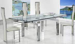glass dining room table