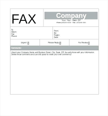 Free Download Sample Fax Cover Sheet Template Word Doc