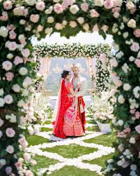colorful south asian wedding in