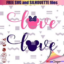 love mickey and minnie mouse free svg