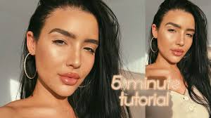 easy 5 minute makeup tutorial for work