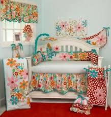 10piece crib bedding baby girl bright