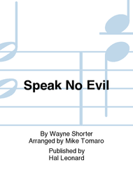 Speak No Evil By Wayne Shorter Score And Parts Sheet Music