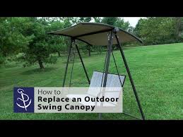 How To Replace An Outdoor Swing Canopy
