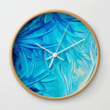 Abstract Painting Wall Clock