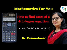 Solve 4th Degree Equation In Scientific