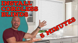 install cordless blinds in 5 minutes