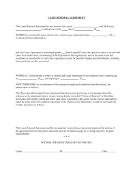 agreement renewal format in word
