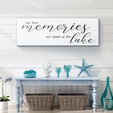 Lake House Decor The Best Memories Are