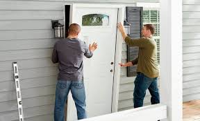 how to install an exterior door the