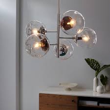 Glass Pendant Lamp Unique 5 Light