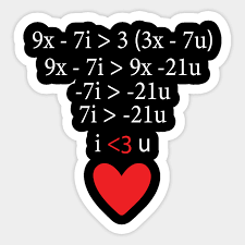 Equation Of Love Funny Math Formula