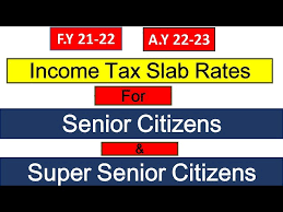 income tax slab rates for senior
