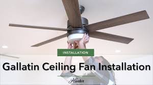 gallatin ceiling fan from hunter