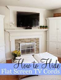 how to hide wall mounted tv cords