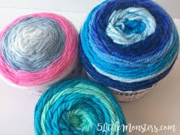 5 Little Monsters Self Striping Yarn Cakes A Comparison Of