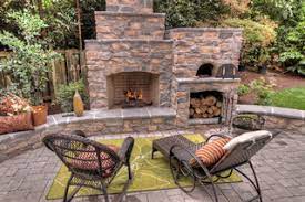 Outdoor Brick Fireplace Photos