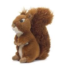 wwf 14546b squirrel 15 cm soft toy