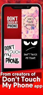 t touch my phone wallpaper on the app