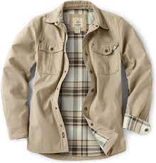 cqr mens flannel lined shirt jackets