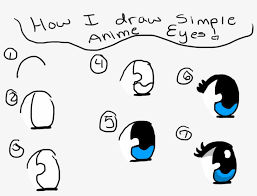 28 Collection Of Cute Anime Eyes Drawing Easy High Draw Easy Anime Step By Step 900x675 Png Download Pngkit