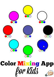 Kids Color Mixing App The Science Kiddo