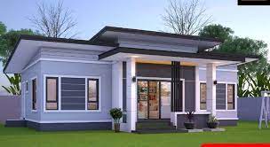 House Plan With Flat Roof Design