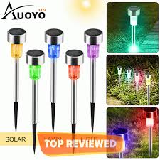 auoyo pack of 5 led solar garden light