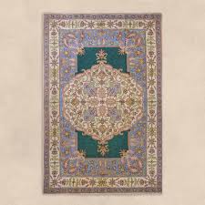 kashmir silk embroidered rugs