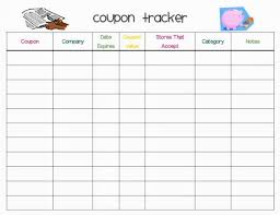 I Heart Crafting Free Coupon Tracker Printable