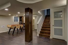 Basement Stairs Entry Contemporary