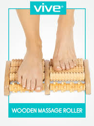 Amazon Com Vive Foot Massage Roller Xl Wooden Massager