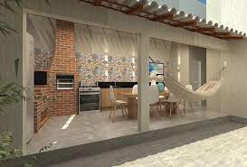 Design · móveis para churrasqueira: A Imagem Pode Conter Interiores Apartment Garden Outdoor Kitchen Design Backyard Patio
