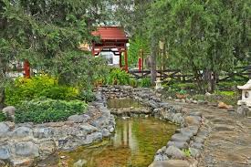 Small Chinese Garden Stock Photo By