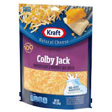 kraft cheese colby jack shredded