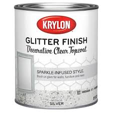 Krylon 1 Quart Silver Glitter Finish