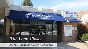 the loan closet of howard county you