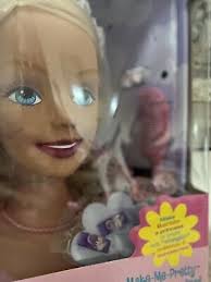 barbie get glam styling head caucasian