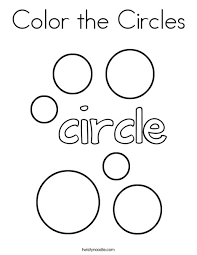Download and print free pop it circle coloring pages. Color The Circles Coloring Page Twisty Noodle