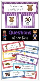 Question Of The Day For Beginning Readers Pocket Chart