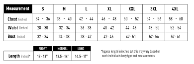 Body Armor Sizing Guide