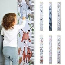 Baby Cute Height Growth Chart Hanging Rulers Kids Room Wall