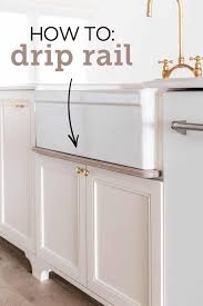 how to make a sink drip rail jenna