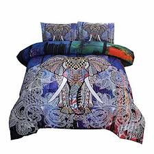 bohemian comforter sets queen 3pieces