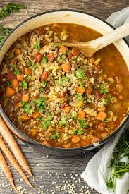 the easiest beef and barley soup