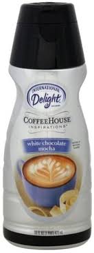 white chocolate mocha coffee creamer