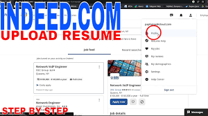 how to upload resume on indeed com