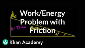 Work Energy Problem With Friction Video Khan Academy
